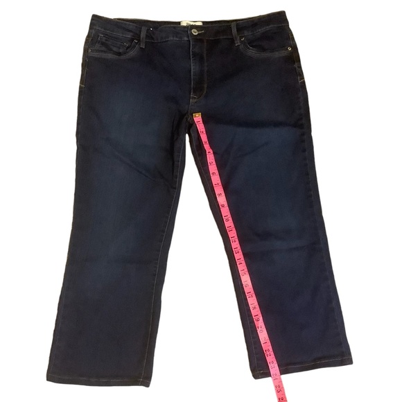 PARASUCO 2016 CROPPED DARK WASH JEANS/ Size16 - Picture 9 of 10